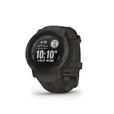 Garmin Instinct 2, Reloj Inteligente con GPS Resistente al Agua, Funciones Deportivas, Pulsioximetría, Puntuación de Sueño y Notificaciones del Smartphone, Negro